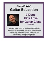 7 Duos Kids Love Guitar and Fretted sheet music cover